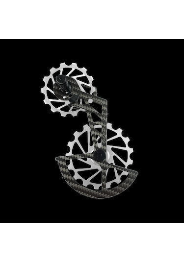 Nova Ride Ceramic Ospw Shimano 105 R7000 Gri Karbon Bisiklet Aktarıcı Kafesi Siyah