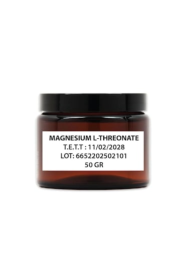 Magnesium L-threonate Toz Hammadde 50 Gr.