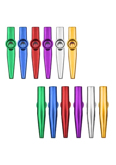 Midex KZ-25X Renkli Full Set Plastik Kazoo 7'li Set Tüm Renkler