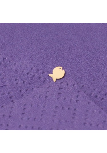 Bilezikci Balık 14 Ayar Altın Hızma Hz7037 Sarı