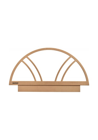 Masifart Albine Yelpaze Başlık Cilasız Ham Diğer