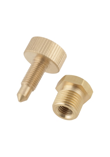 Maiyame Yüksek Basınçlı Hava Pompası İçin Bakır Tüp Boşaltma Valfi, 10x1 Mm Dişli, 65 Mpa Maksimum Basınç, 300 C Dayanıklı, 1 Adet + 2 Yalıtkan