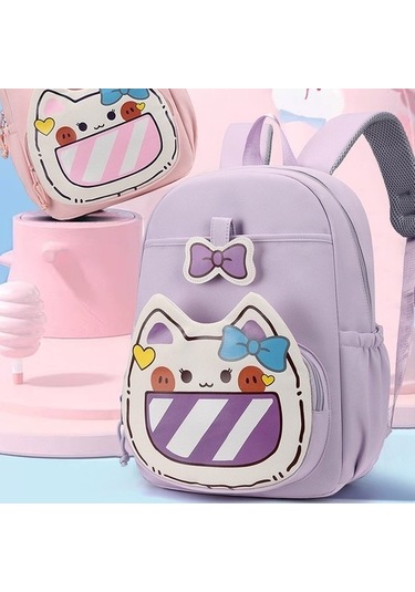 Kızlar Için Okul Çantası, Sevimli Ilkokul Öğrencileri, Ikinci Ve Üçüncü Sınıf Çocukları, Yeni Büyük Kapasiteli Sırt Çantası, Gündelik Sırt Çantası 41hdl4 Mavi - Pembe