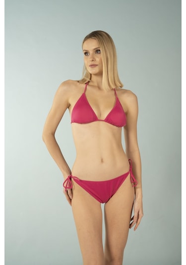 Estiva Üçgen İpli Bikini Takımı - Pembe