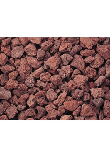 Kırmızı Pomza Taşı 1 Kg 10-15 mm Volkanik Ponza