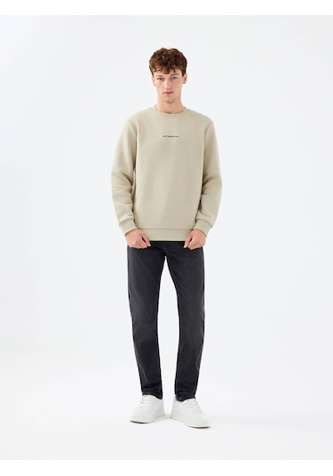 Loft Regular Fit Taş Erkek Sweatshirt Lf2034268 Taş