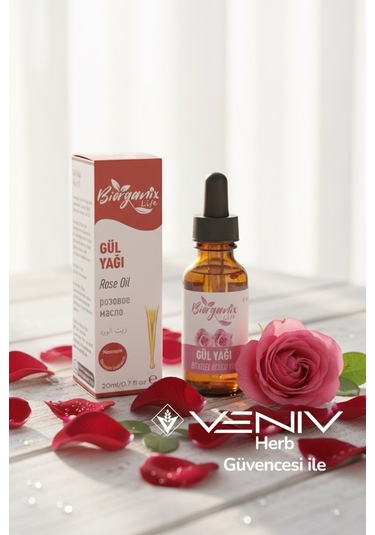 Gül Yağı - Rose Oil - Bakım Yağı 20 Ml- Biorganix Life 20 ML