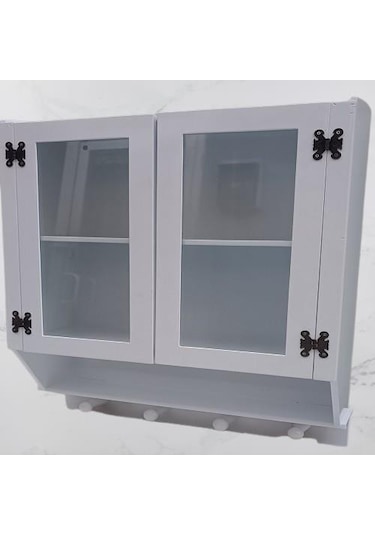 Hobi Adn 90351 Model Dekoratif Terek Ecza Dolap Mdf Parlak Beyaz Lake El Yapım Hobi Adn 90351 Model Dekoratif Terek Ecza Dolap Mdf Parlak Beyaz Lake El Yapım