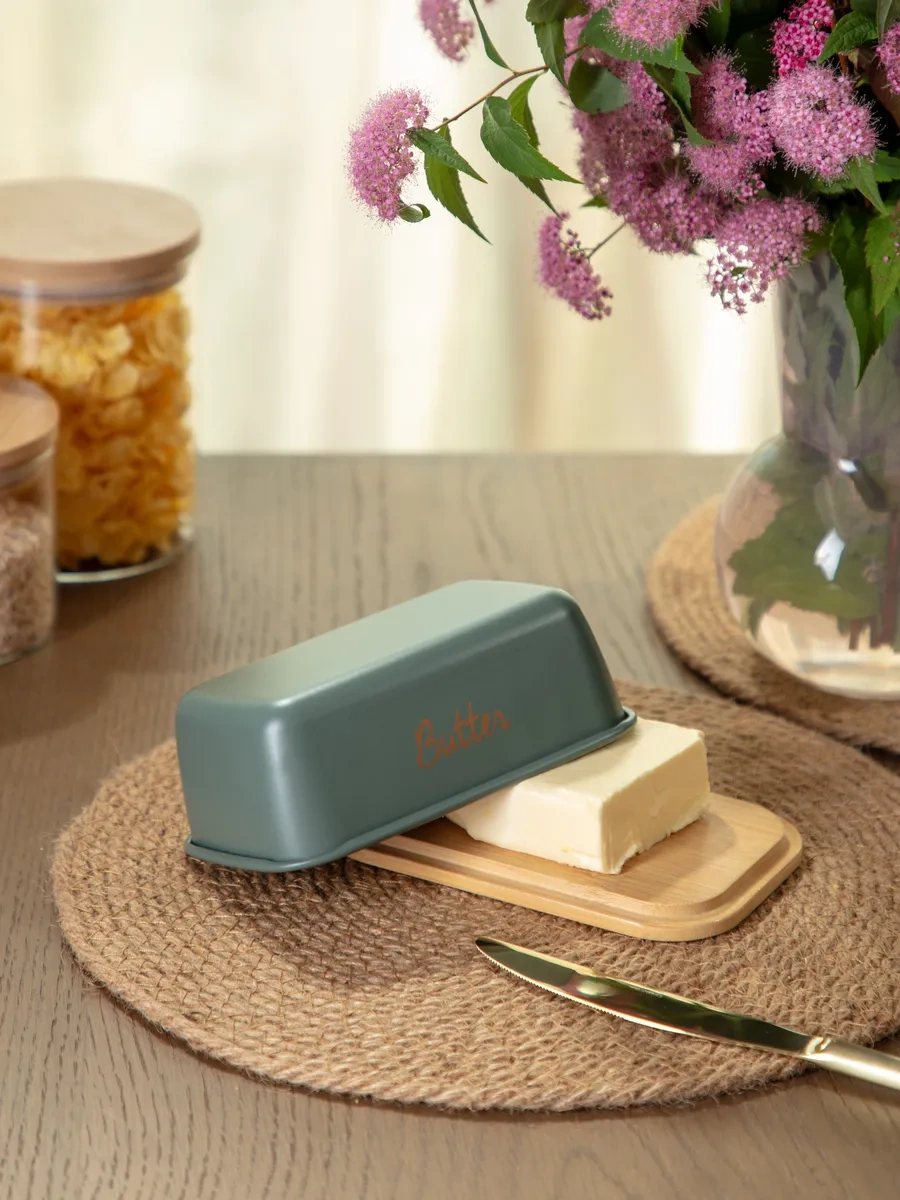 Agness Tereyağı Ve Peyniri İçin Kapaklı Sosluk 187857312 Koyu Yeşil