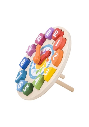 Classic World Ahşap Saat Ve Şekiller Tik Tak 1 Adet