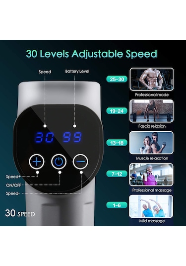 KRAFT HART X3pro Masaj Tabancası 24V Spor 30 Hız Vurmalı Çok Renkli