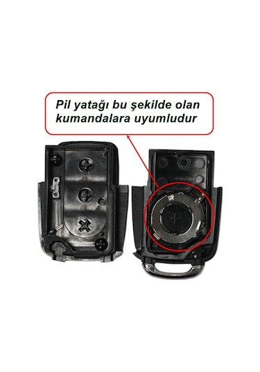 Skoda Octavia Roomster 2004-2008 Uyumlu Anahtar Kabı Kumanda Kabı Oto Anahtarlık Logolu