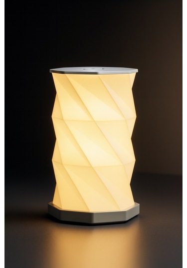 Katlanabilir Kağıt Lamba Sıcak Işık, Kademesiz Kısılabilir