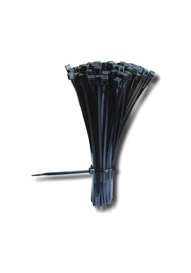 Çetsan 4.8X200 Siyah Kablo Bağı Plastik Cırt-100 Adet