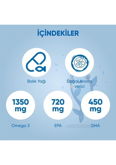 Voop Omega 3 Balık Yağı Şurup Portakal Aromalı 150   ML