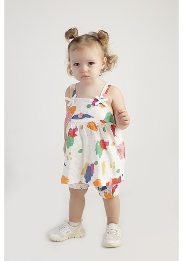 Harika Kids Kız Bebek Tunik Model Şortlu Alt-üst Takım 001