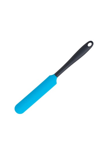 Mavi & Siyah 1 Adet Renkli Silikon Spatula Seti Gıda Sınıfı Yapışmaz Isıya Dayanıklı Spatula Turner Mutfak Pişirme Pişirme Karıştırma Araçları