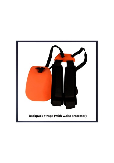 Geeroyoo Ve Husqvarna Uyumlu Çim Biçme Makinesi Askısı - Bel Koruyucu Plakalı Çift Omuzlu Ergonomik Accessory