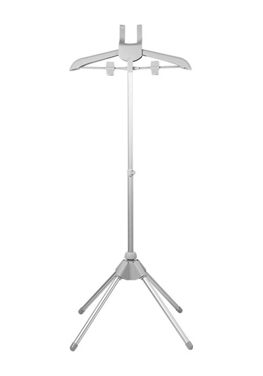 Novahub Gri Teleskopik Giysi Buharlayıcısı Raf Katlanabilir Buhar Elbise Askısı Ütüleme Makinesi Braketi Ev Gri