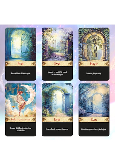 Evrenden Cevaplar Tarot Kehanet Destesi / 90 Açıklamalı Kart