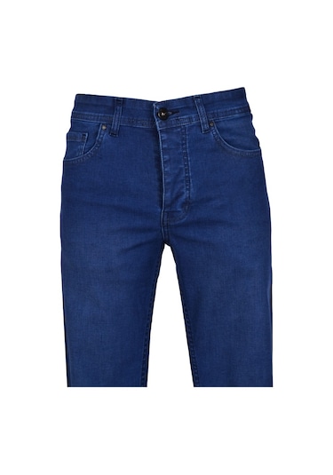 Cengiz İnler 5 Cep Düğmeli Kot Pantolon Slim (548484019)