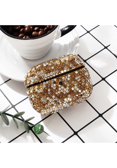 Noktaks - Airpods Pro Uyumlu - Kılıf Darbelere Karşı Dayanıklı Diamond Silikon Kılıf - No6 - T11337 No6