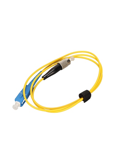 Fosenze 0.5m Fc-sc Tek Modlu Fiber Optik Kablosu - Kalın Pvc, Stabil Veri Transferi, Yüksek Bant Genişliği, Ev/school/hastane Uygulamaları