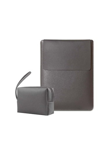 Jeemson Siyah 13-14 İnç Dijital Cihaz Koruyucu Kılıfı: -huawei-lenovo İçin Ayarlanabilir Standlı Bilgisayar Çantası + Şarj Aleti Çantası Diğer