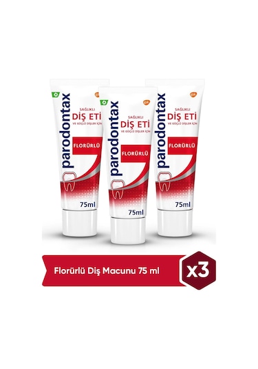 Parodontax Diş Eti Bakımında Uzman Diş Macunu 3 x 75 ML