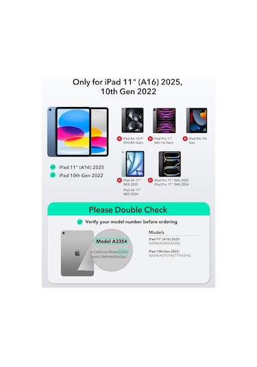 Apple iPad Uyumlu  10. Nesil 2022-2025 Shift Manyetik Klavyeli Tablet Kılıfı Klavyeli Kılıf