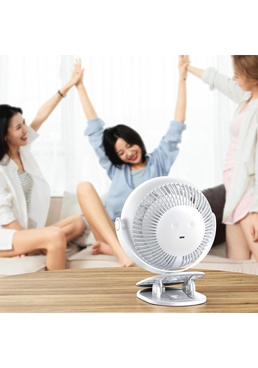 Uzun Pil İle 18db'de Soğutma İle Usb Masa Fanı