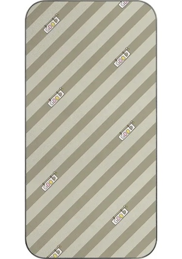 Moveevo Ev İçin Çok Amaçlı Katlanabilir Ütü Yastığı Yeşil Çizgili Orta Boy 70x40cm - Isı Yalıtımlı Kumaş + Yanma Engelleme Eldiveni Diğer