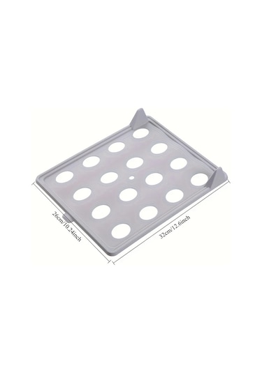 Oldfriend 20 Parça Beyaz Yığınlanabilir Giyim Organizatörü - Taşınabilir Dolap Düzenleyici Beyaz