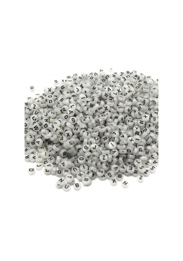 Karanlıkta Parlayan Harf Boncuk Elips 6 Mm 250 Gr