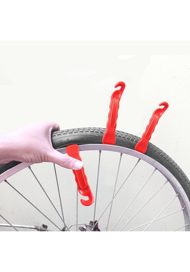 Bisiklet Lastik Demiri, Jant Kancaları Demiri Yerinde Tutar, Konfor İçin Ergonomik Şekil, Set