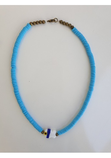 Pinkimaj Fimo Kolye Murano El Yapımı Cam Balık Figürlü