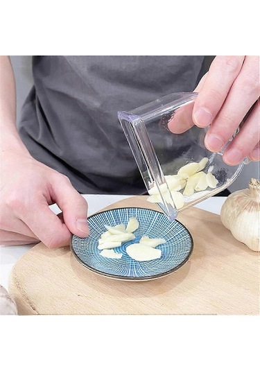 Sarımsak Dilimleyici - Eşit Dilimlenmiş Sarımsak Dilimleyici - Sü Çok Renkli