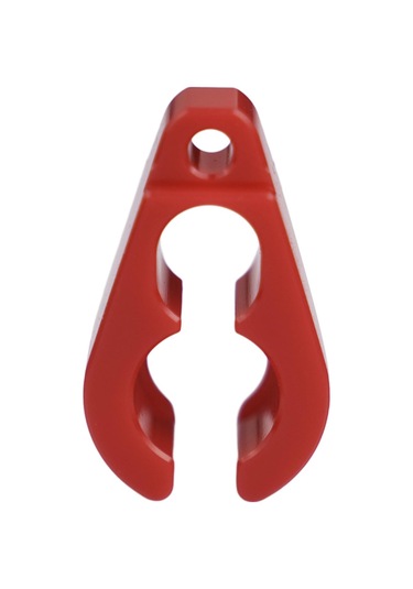 Suntek Uzun Hortum Klipsi Tutucu Hafif Şnorkelli Kırmızı