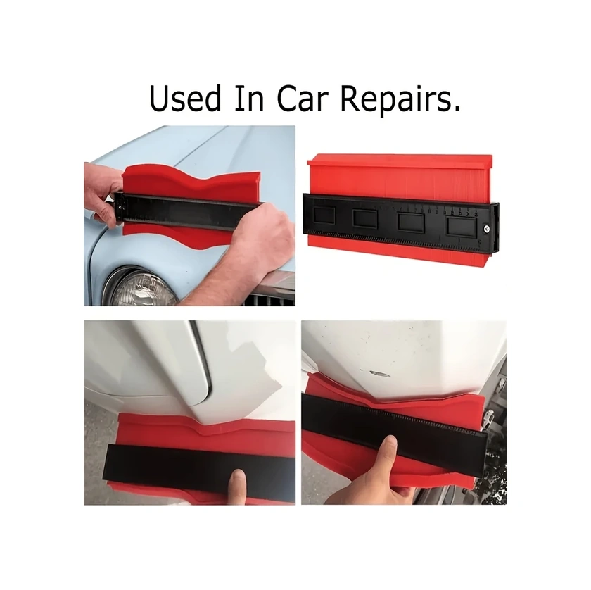 Willowhaven Mavi 10 Inç Kontur Mastarı Köşe Profili Ölçme Aracı Seramik Parke Dıy