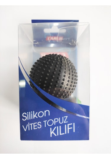 Replax Siyah Masajlı Yuvarlak Silikon Vites Topuzu