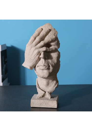 Yunboo Kuzey Avrupa Stili Retro Dekoratif Heykel, Ev Salonı/şarap Dolabı Vitrini Dekoru, Fotoğraf Jeketi - Ahşap Ve Reçine Malzeme İle Dayanıklı Tasarım Di