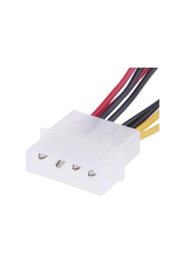 Molex To 2x 12V 2x 5V Fan Çoklayıcı Kablo 4 Port Splitter Switch