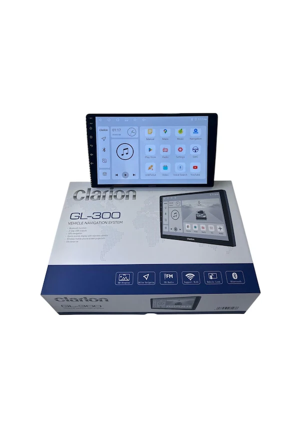 Clarion Gl-300 9'' Çerçevelere Uyumlu Tam Profesyonel Tesisat Multimedya 9" 9"