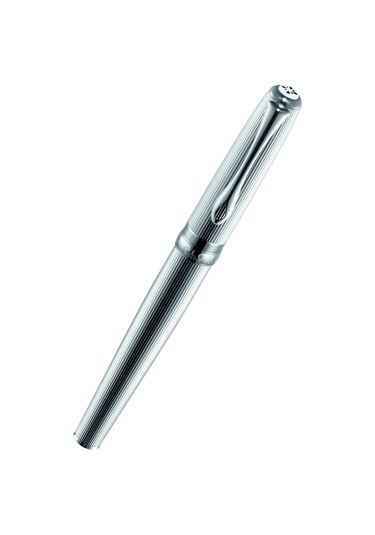 Diplomat Excellence A2 Guilloche Krom Roller Kalem D40207030 Gri