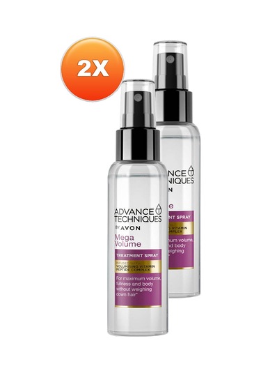 Avon Advance Techniques Mega Volume Hacim Veren Saç Spreyi 2 x 100 ML