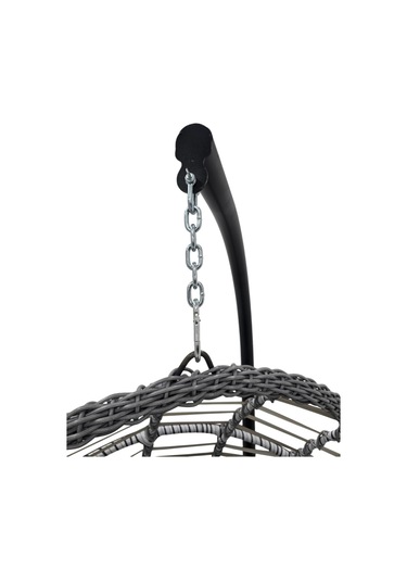 Wellagarden Apemia Rattan Gri Salıncak