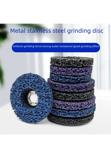 Hombey Stahl-grinding Sheet 125mm Siyah: Metal, Ahşap, Plastik Boya Kaldırma, Pas Temizleme Ve Pürüzsüz Cila İçin Dayanıklı Taşlama Diski 110g