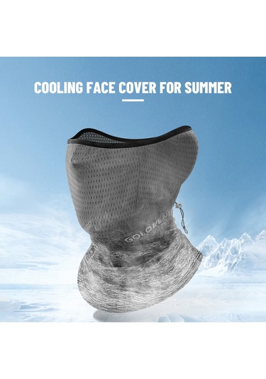 Yuntech01 Outdoor Uv Koruma Bisiklet Maskesi - Nane İpucu Dokusu Nefes Alabilir - Yansıtıcı Kenarlar - Kulağa Asma Tasarım - Unisex Gri Gri