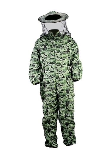 Trendooze Xl Sokmaya Kıyafeti Kıyafeti Kıyafeti Kamuflaj Havalandırmalı Dayanıklı Başlık Arıcılık Arıcı Vc