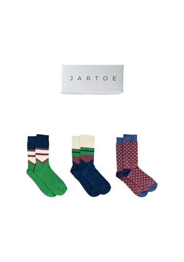 Kadın Terrassa 3'lü Soket Çorap Renkli